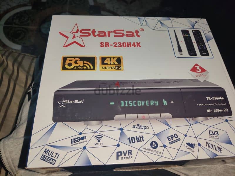 ريسيفر  star sat sr-230h4k 0