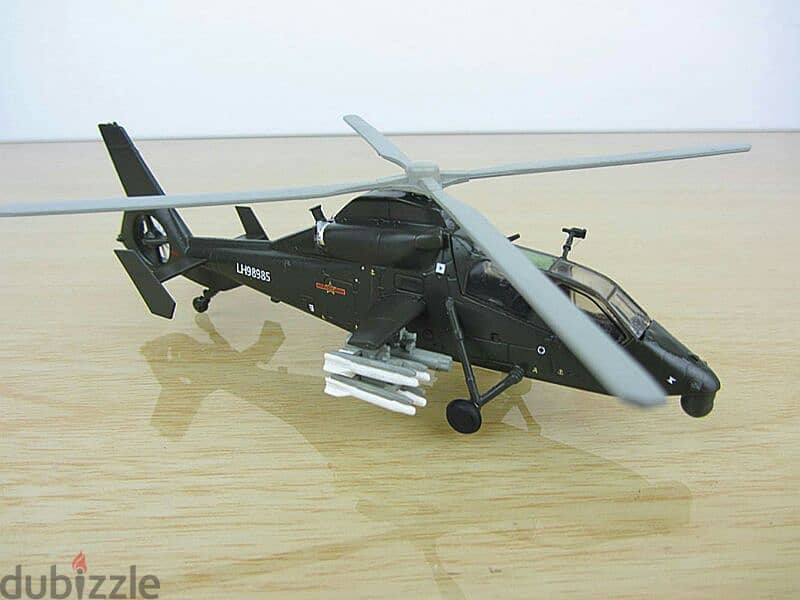 big model helicopter z19 diecast 45cm مجسم طائرة هليكوبتر ضخم 1