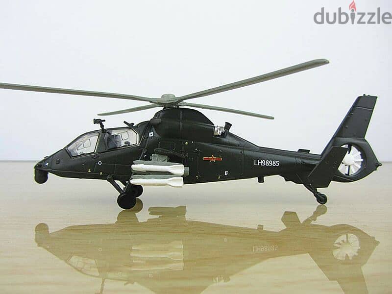 big model helicopter z19 diecast 45cm مجسم طائرة هليكوبتر ضخم 5