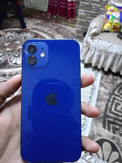 ‏IPhone 12 عادي من 28 مساحة 128 بطارية 80 مغير شاشة في كسر في الدهر