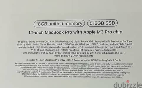 macbook pro m3 14 inch 18gb 512g new sealed space black