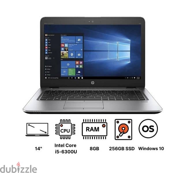 Hp Elitebook 840 g3 i5 gen6 4