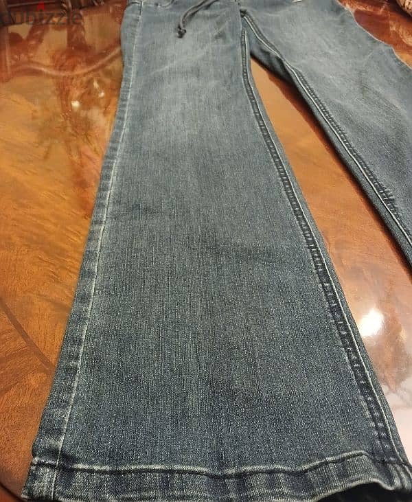 Free People Women's Eva Lace-Up Bootcut Jeans in Baltic Blue Size 26 7