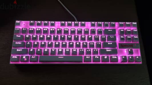 RedDragon K552 White RGB - Red Switch