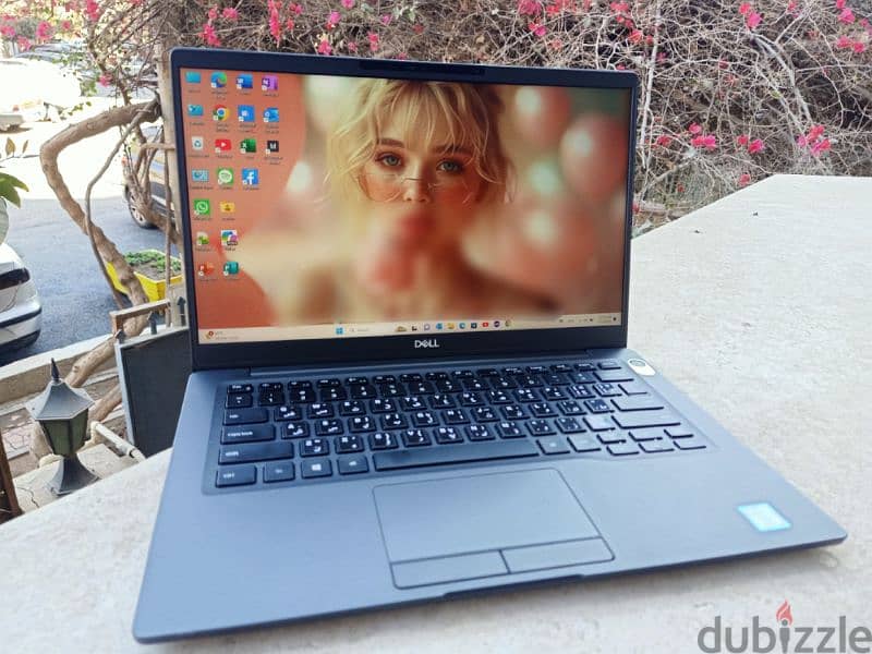 أشيك لابتوب تاتش Core I7 الجيل الثامن Dell FHD ips 14" | بكل مشتملاتة 7