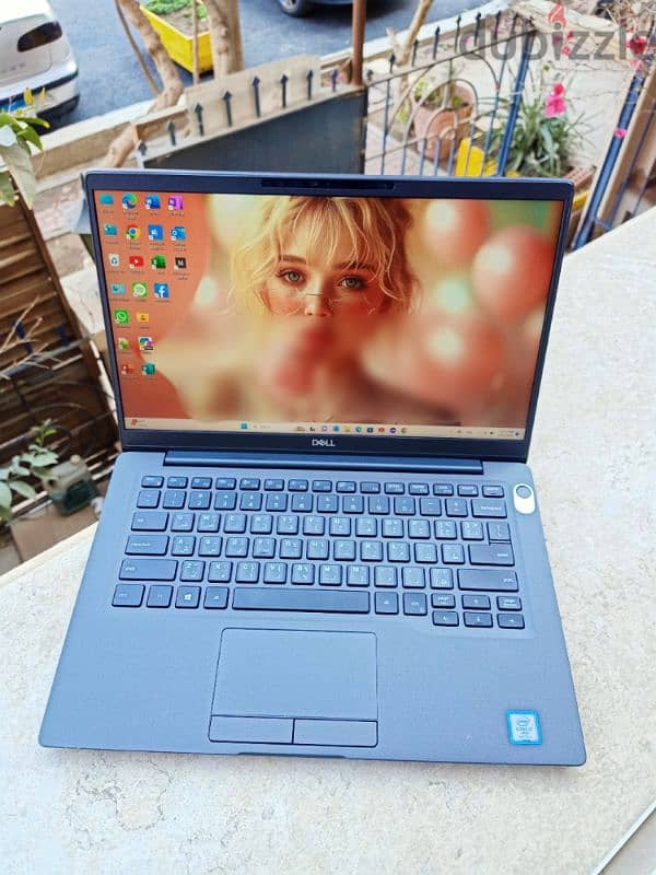 أشيك لابتوب تاتش Core I7 الجيل الثامن Dell FHD ips 14" | بكل مشتملاتة 10