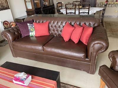 leather living room furniture