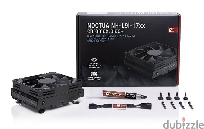 مشتت هوائي Noctua NH-L9i-17xx chromax. black CPU Cooler 2