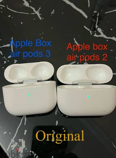 علب سماعات 2 & 3 Air pods