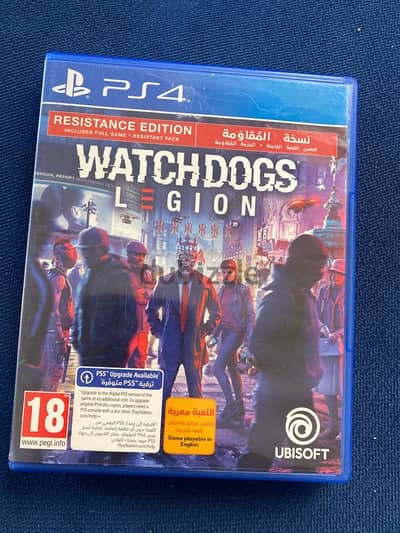 ps4 game watch dogs legion resistance edition