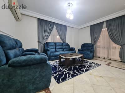 Furnished apartment for rent, 3 rooms, in Nasr City, in the Golden Square, steps away from Abbas Al-Akkad and Makram Ebeid, from the owner