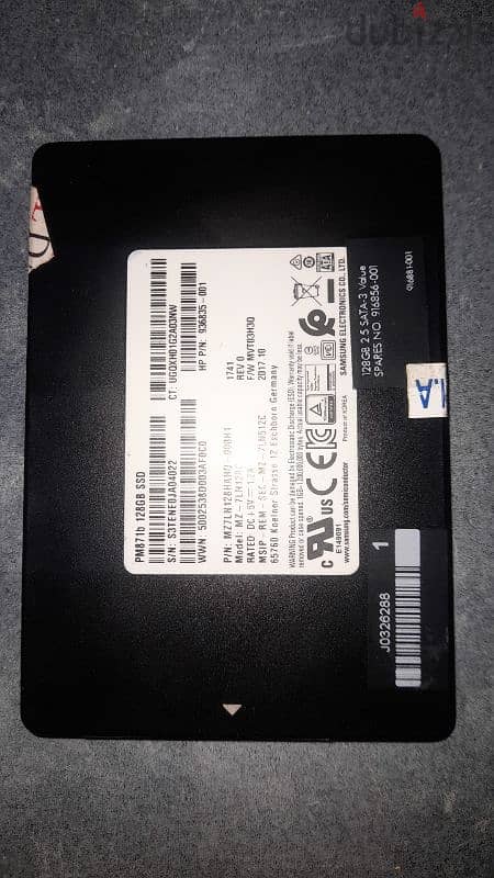 Samsung ssd 128gb 0