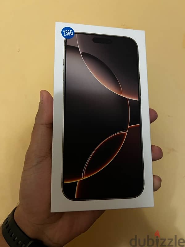 iPhone 16 promax 256 New 0