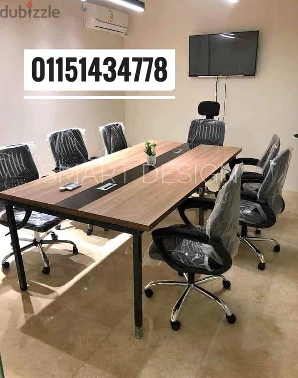 ترابيزة اجتماعات خشب Mdf اسباني/ ميتينج روم/ Meeting roomMeeting table 0