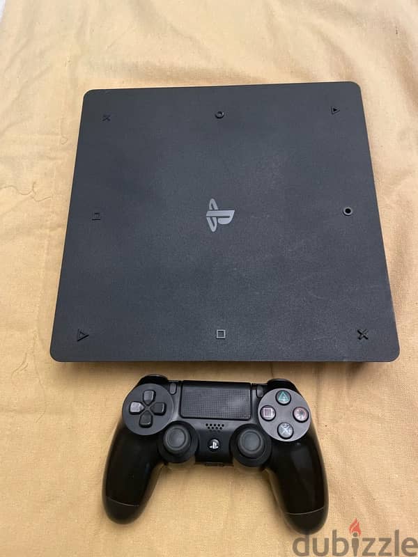 PS4 Slim 1TB used like new كالجديد 0