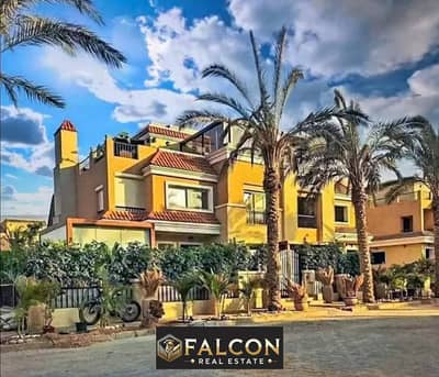 Discount 42% villa [ground+first+roof] over 6years A distinguished location in New Cairo minutes away from AUC