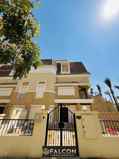 Villa for sale 240 m in Sarai Al Mostakbal, stand alone, with 12-year installments, wall within wall, with Madinaty Sarai