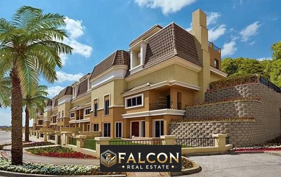 Discount 42% villa [ground+first+roof] over 6years A distinguished location in New Cairo minutes away from AUC 0