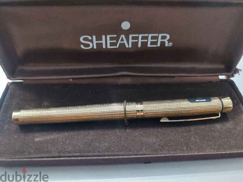 Sheaffee Fountain Pen قلم شيفر عيار ١٤ دهب 0