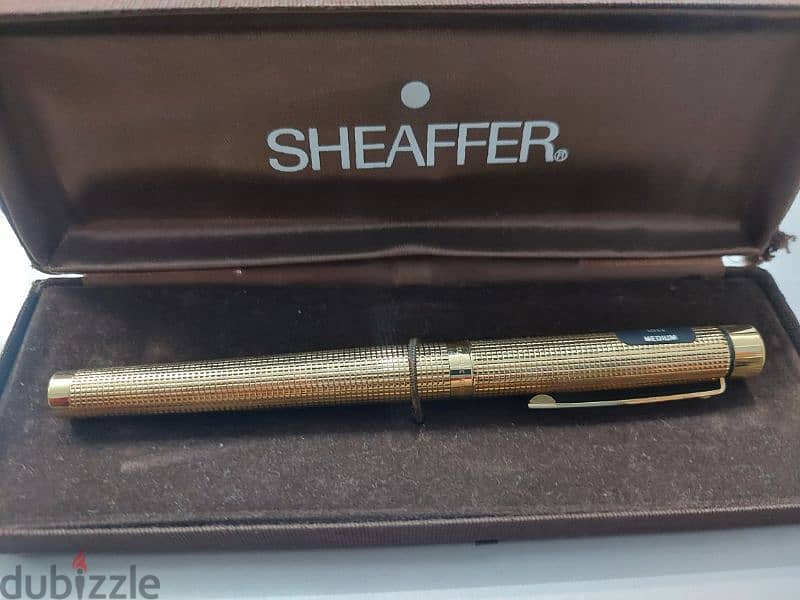 Sheaffee Fountain Pen قلم شيفر عيار ١٤ دهب 1