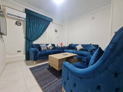 Furnished apartment for rent in Nasr City, Abbas Al-Akkad, behind EgyptAir, near the cafes and restaurants complex, International Garden, from the own