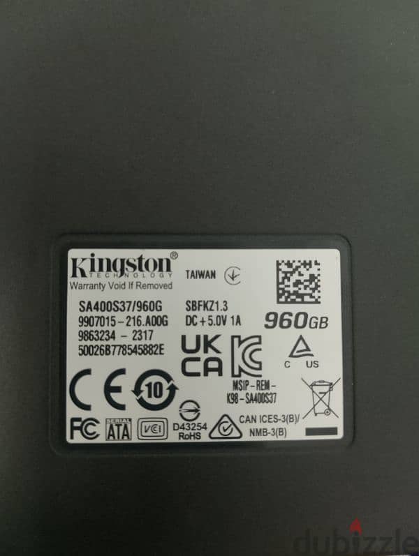 ssd kingston 960G - هارد اس اس دي 960 جيجا 2