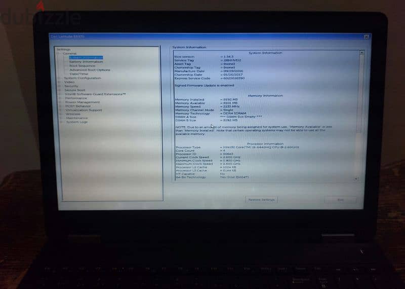 Laptop Dell Latitude E5570 4