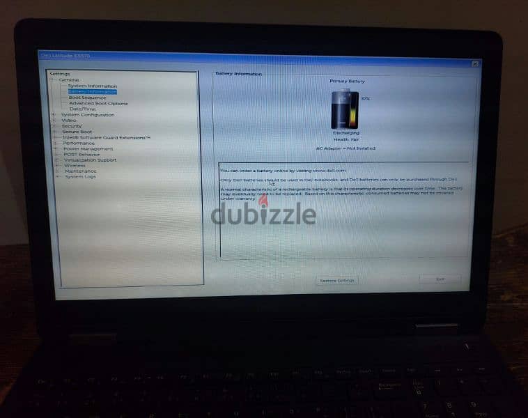 Laptop Dell Latitude E5570 5