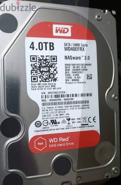 هارد ديسك 4 تيرا    hard disk 4tb