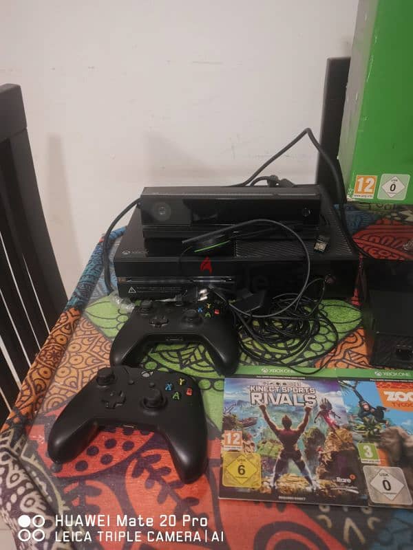 Xbox one +kinect وارد الامارات 1