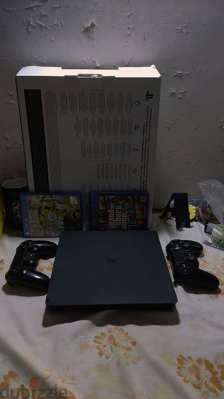 playstation 4 slim 500gb الجهاز متفتحش 0