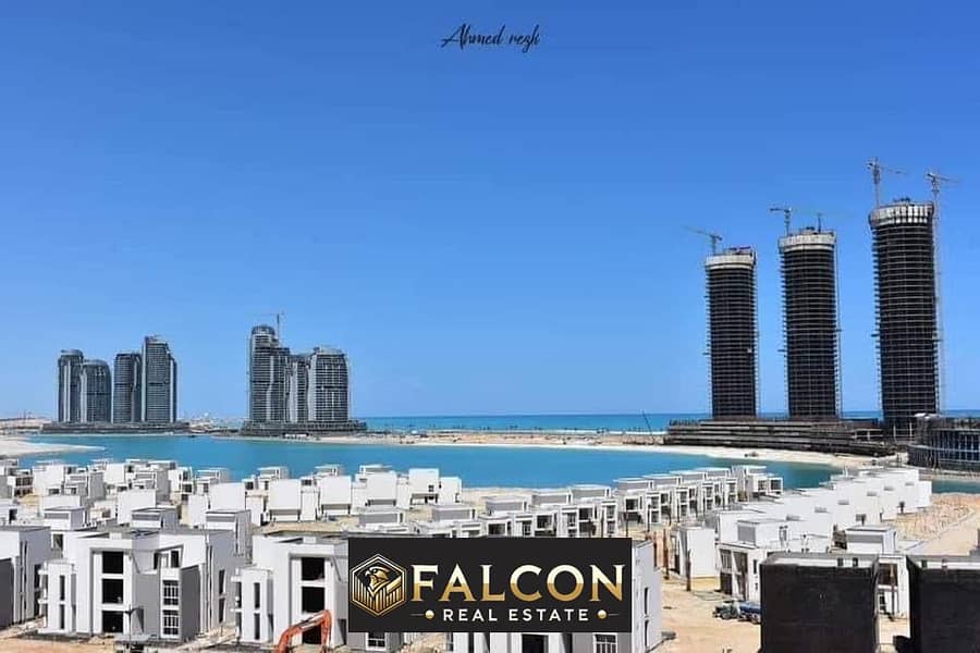 Apartment for sale in Mazarina, receipt for months in New Alamein City, fully finished, with a view on the lagoon, and payment systems up to 10 years 0