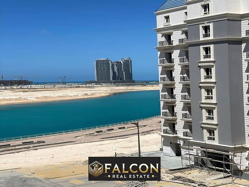 With a minimum down payment of 500 thousand in the Latin Quarter, a fully finished, sea view apartment in the heart of New Alamein, North Coast 0