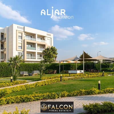 Apartment with hotel finishing ( kitchen + air conditioners) for sale next to City Center Almaza in Valore Sheraton Compound with facilities up to 6y