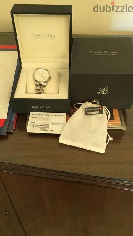 NEW LOUIS ERARD MEN'S HERITAGE SWISS WATCH 1