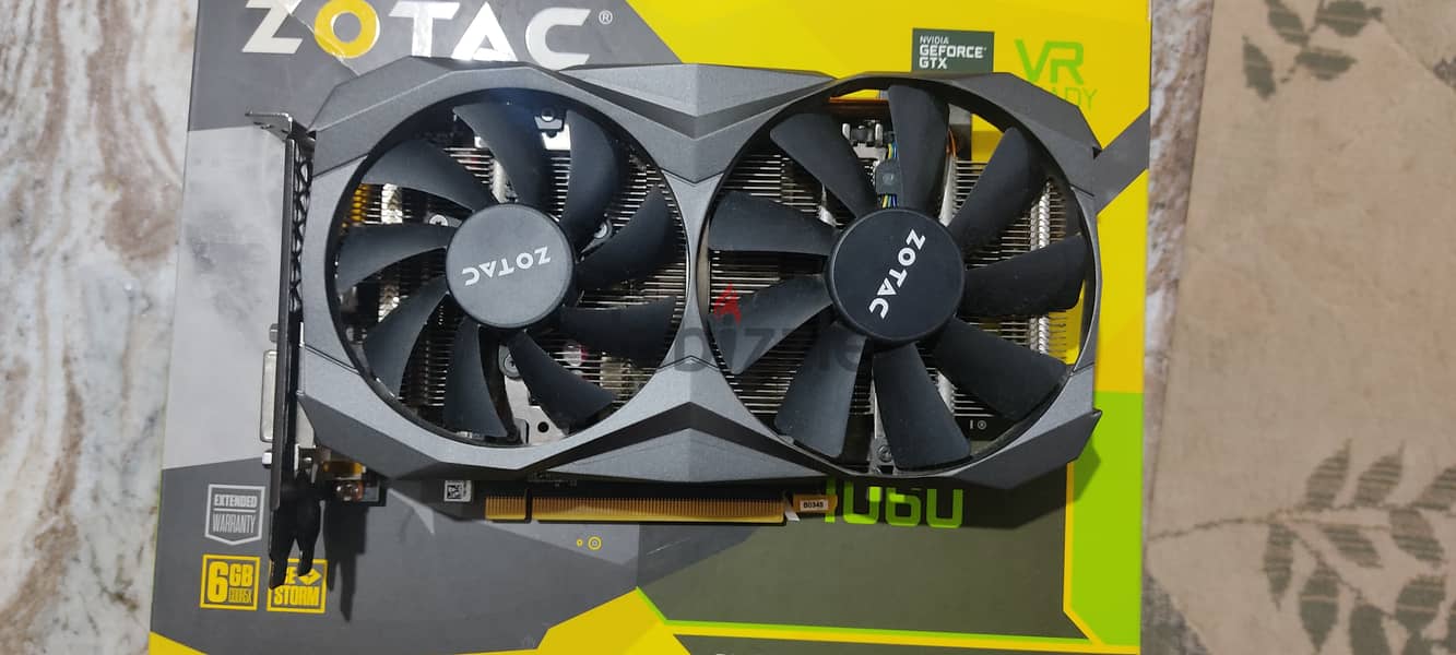 ZOTAC GeForce GTX 1060 6GB GDDR5X 0