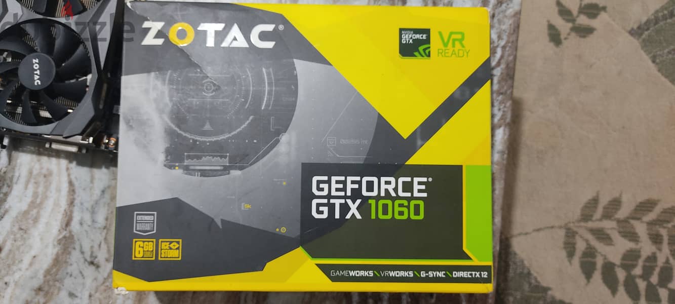 ZOTAC GeForce GTX 1060 6GB GDDR5X 1