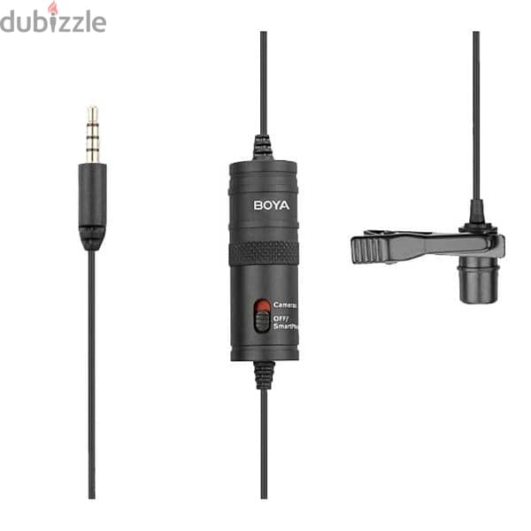 "مايك BOYA M1 الأصلي – صوت احترافي للتسجيل والبث بجودة عالية" 2