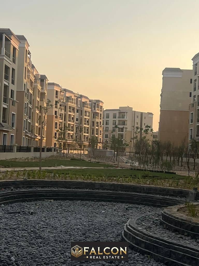 Distinctive apartment in New Cairo Sarai Compound Soor with Madinaty and the lowest down payment 0