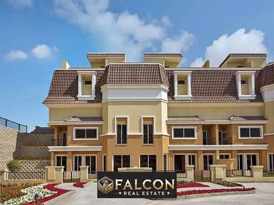 Ground Villa + First Floor + Roof in a Prime Location in New Cairo Sarai Compound next to Madinaty