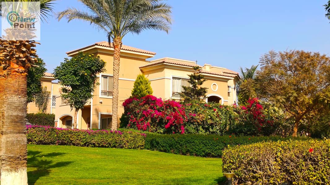 فيلا standalone للبيع بكمبوند ستون بارك على الطيراز الاروبي دايركت على الدائرى مباشرة   Stone Park New Cairo compound 0