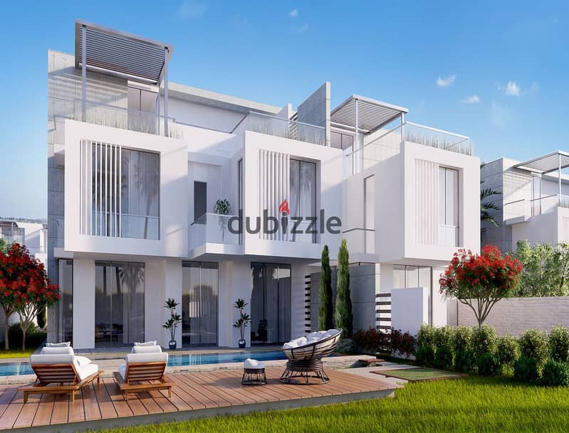 Independent villa for sale in JOULEZ Compound, near New Giza. 0