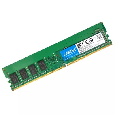 DDR4 8GB Desktop Crucial Memory 2666 MHz (750EGP)