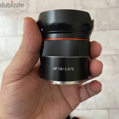 Samyang 18mm 2.8 FE. Full frame - Wide angle lens for Sony