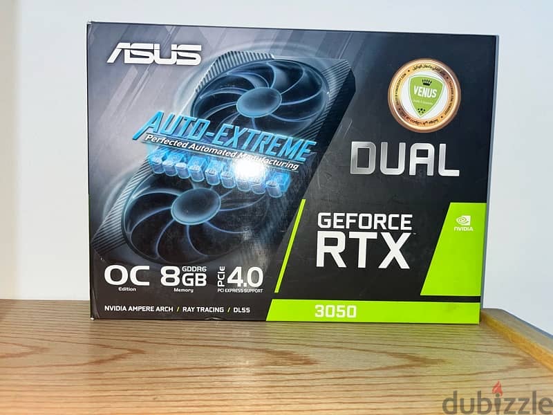 Used ASUS Dual Geforce RTX 3050 8GB OC 4