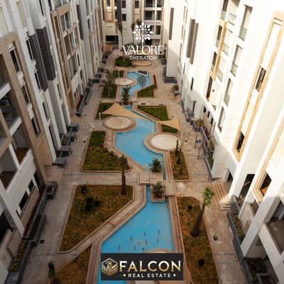 Hotel Apartment Direct on the lagoon Ready To Move  & Fully Finished, in Aljar - Valore Compound, next City Center Almaza & Cairo Airport - Sheraton