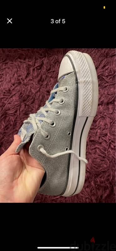 silver converse 2