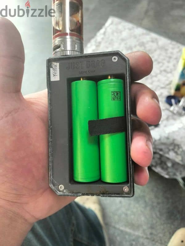 VooPoo Drag 2 + Rebuildable DL Tank - بحالة ممتازة مع البطاريات 2