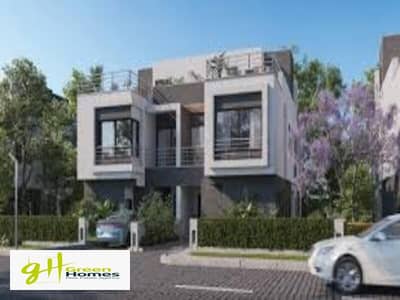 Twin house for sale in Palm Hills New Cairo Under market price