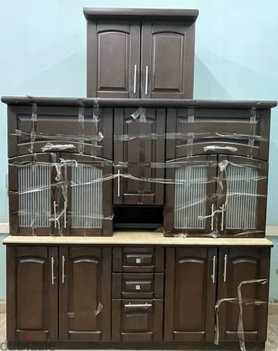 مطبخ خشب مستعمل كالجديد Used wooden kitchen like new